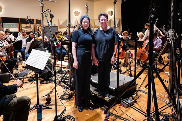 Luna Pan — Recording First Light with orchestra — Trackdown Studios, Sydney