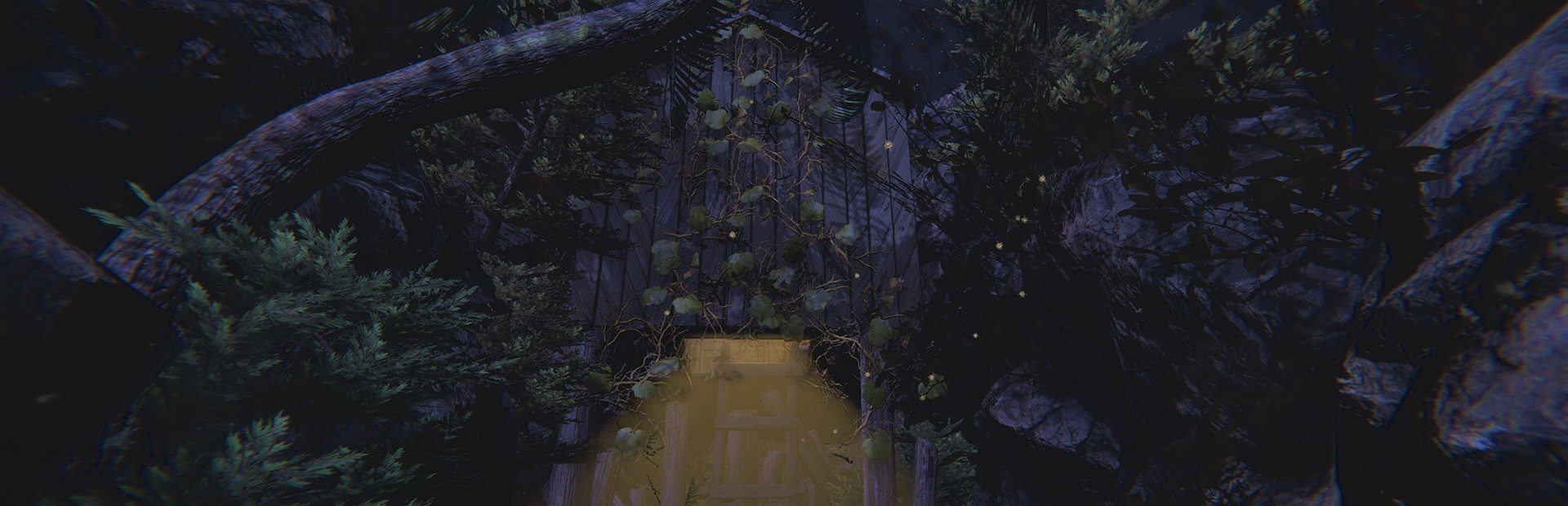 In-game scene from the survival horror game Wounded: The Beginning